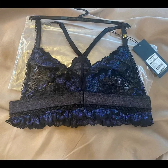 Pleasure State Miko Miyuki Soft Cup Bra Black Aurora - Picture 4 of 13